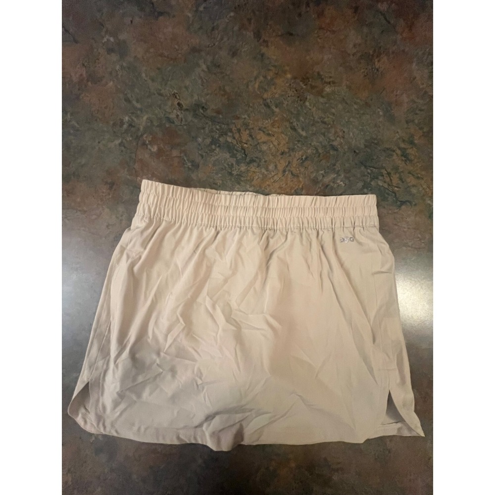 DSG Beige Mid-Rise Stride Skort With Built-In Shorts Size S‎